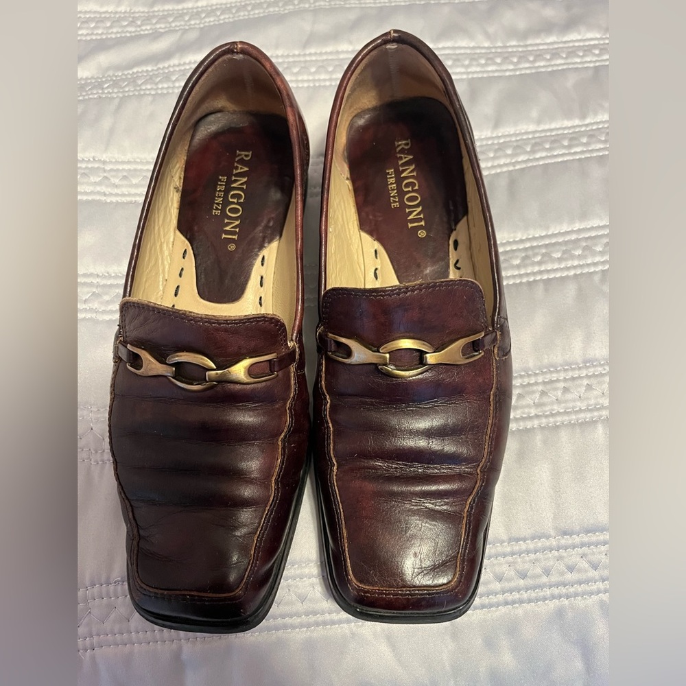 Rangoni of Firenze brown leather women’s shoes